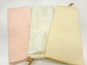 アンティーク　肩裏・胴裏洗い張り3本セット